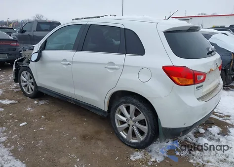 2013 Mitsubishi Outlander Sport Se from USA, damaged, VIN 4A4AR4AU6DE019611